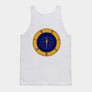 Indiana Flag Decal Tank Top